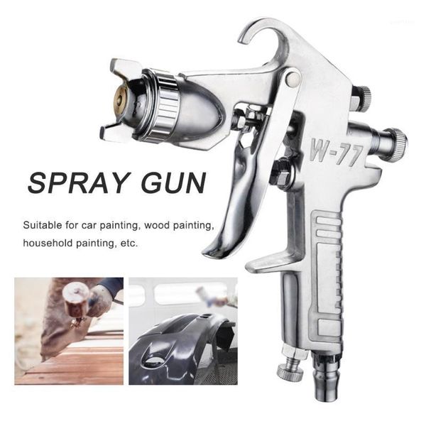 

w-77 pneumatic spray gun for 2.0 / 2.5 / 3.0mm gauge nozzle car spray tool diy craft projects paint sprayer spraying tool1