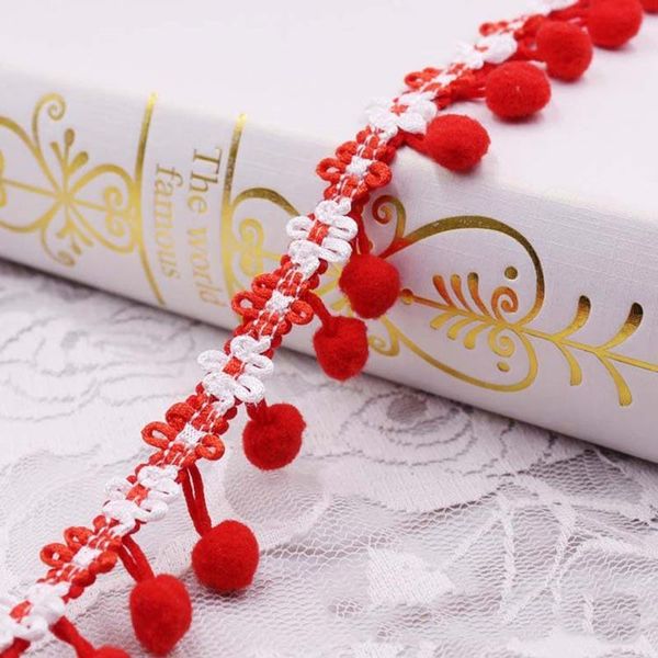

pom trim lace fabric sewing accessories pompons trim tassel ball fringes ribbon sewing pom lace for diy material craft apparel h jllzep