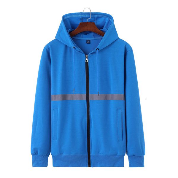 

wholesale mens 100% polyester reflective zip hoodies custom8uy, Black