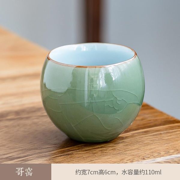 

five famous kiln teacup kung fu ceramic tea utensil set ru kiln brother kiln baked jian zhan master tea cup gift customization jllkem