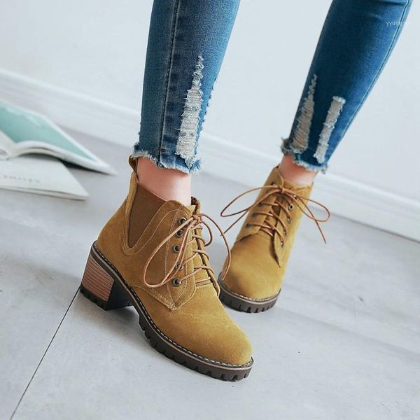 

boots big size 10 women shoes ankle for ladies woman winter round head cross binding1, Black