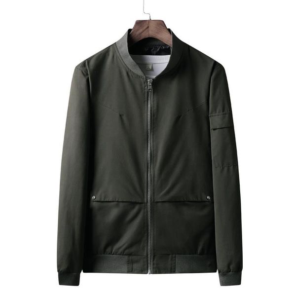 

jacket and coat for men spring 2021 new breathable casual baseball solid fashion style loose mens jackets comfortable windbreak, Black;brown