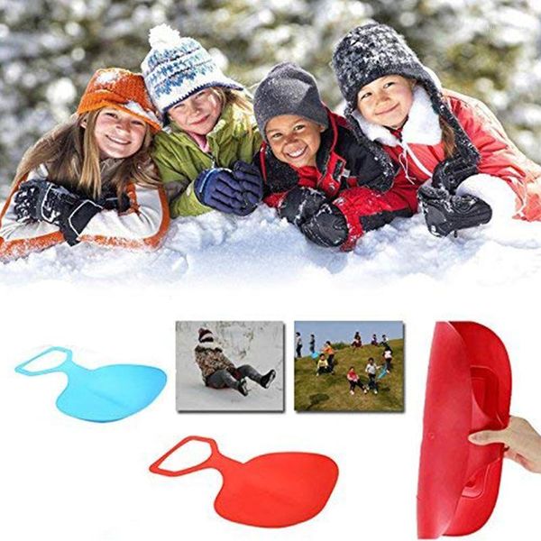 

ski sled snowboard sleds thickened skiing pad winter outdoor snow sport plastic boards sand grass snow sled children gift1