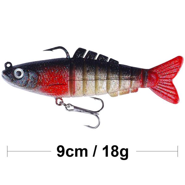 

qxo 9cm 18g рыбалка мягкая приманка wobbler силиконовая приманка морская грузка для рыбалки мягкий шап приманки swimbait поверхность приманк