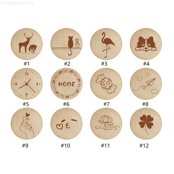 

coaster wooden round shape fridge magnet decoration beer bottle opener ing