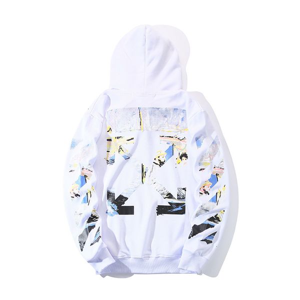 

hoodie letter graffiti hoodie men and women couple coat axm9, Black