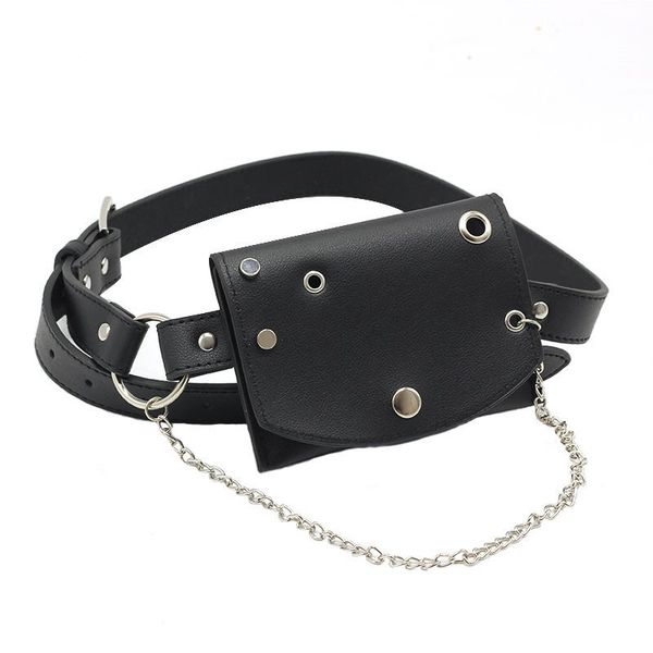 

new bag lady thin belt decoration hanging bag fashion hundred punk small purse fashion belt jeans with sw351, Black;brown