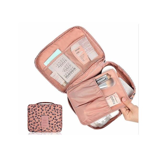 

brand travel women's makeup bags clear cosmetic makeup bag toiletry travel kit organizer leopard organizer toilet bags d2 wmtusz