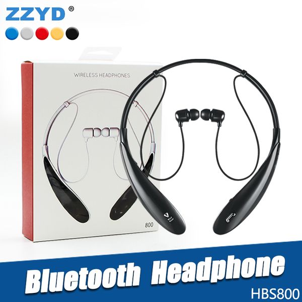 

zzyd for hbs800 bluetooth headphone wireless earphone sport bluetooth 3.0 headset handsin-ear headphone for samsung s8 note 8 any phone