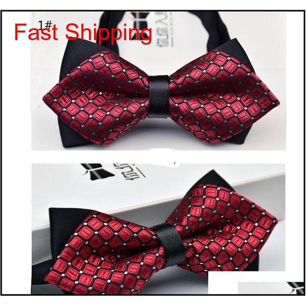

new bow ties formal commercial fashion men bowties cravate accessories corbatas gravata bowtie for wedding in 34 colors wf1aa, Black;gray