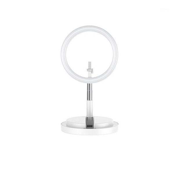 

flash heads foldable ring light 26cm / 10 inch led selfie dimmable lamp for live makeup youtube1