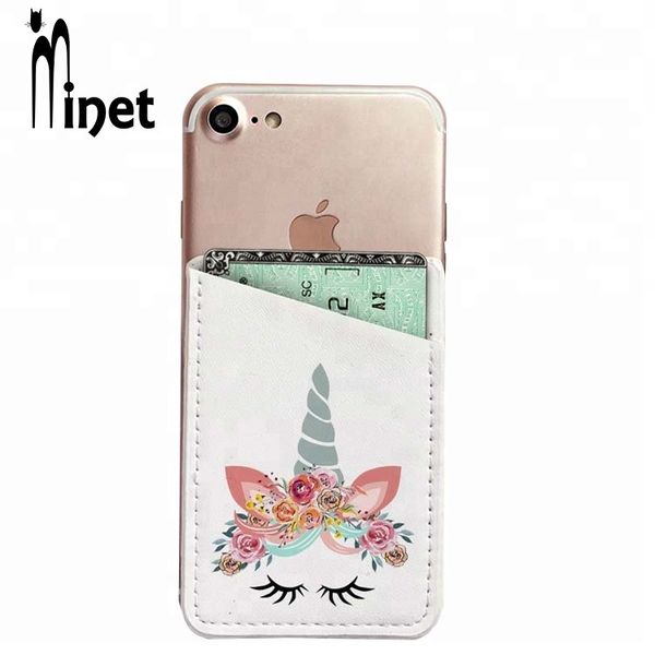 

universal personalized multi function leather mobile case phone pouch