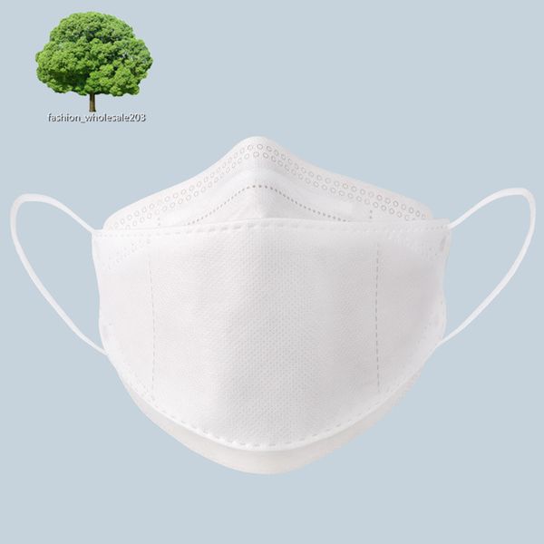 

in stock kf94 mask for kids or dustproof and breathable protection willow-shaped individual package dhl shipping