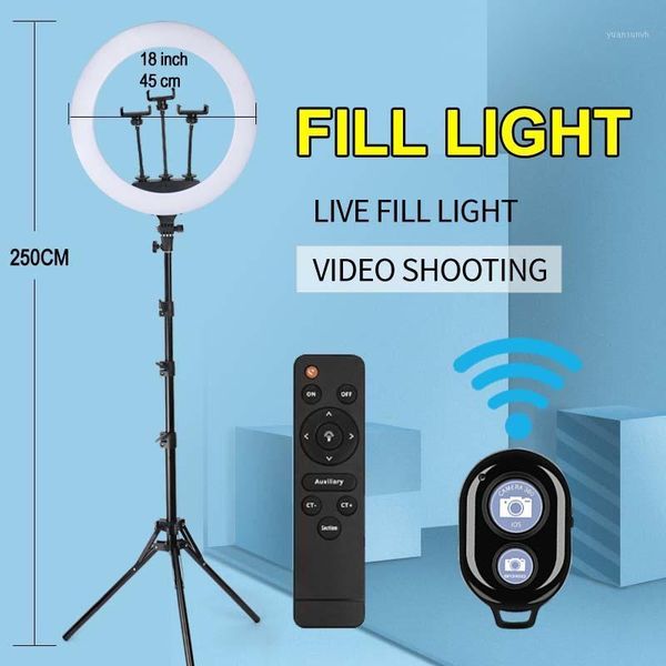 

flash heads led selfie light video pography phone ring for 18 inch lamp1
