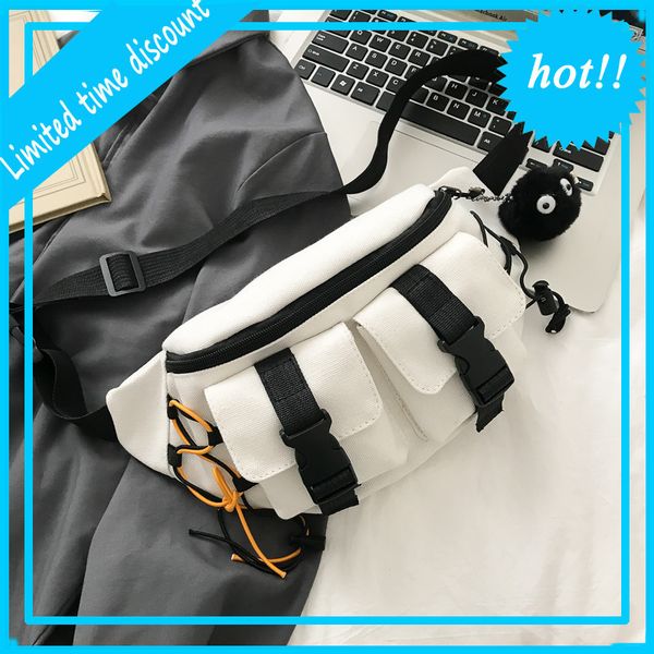 

men's casual chest waist bag, small satchel and women's straddle shoulder bag