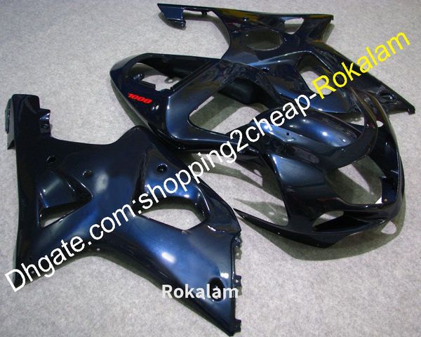 Carenature K1 K2 GSXR1000 per Suzuki Cowling GSXR 1000 GSX-R1000 2000 2001 2002 Carenatura corpo moto ABS blu scuro (stampaggio ad iniezione)