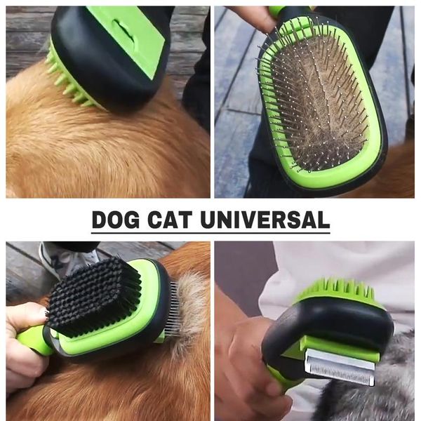 

5 in 1 pet grooming pet dog comb brush set cat puppy grooming hair removal comb for long hair dogs wmtxuo