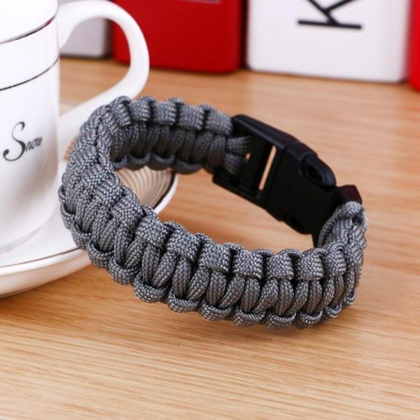 

men's new survival paracord bracelet for men outdoor camping hiking buckle wristband women rope bracelet male jewelry h bbyzsc