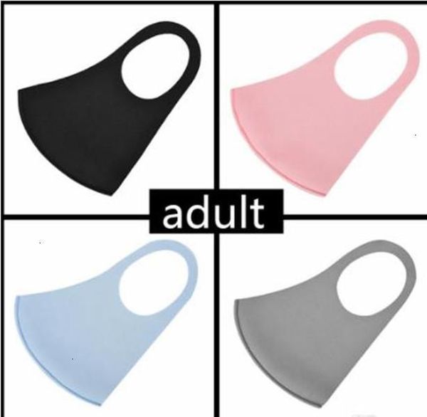 

washable anti designer face mask pm2.5 dust dustproof reusable 3d ice silk cotton masks tools for adult