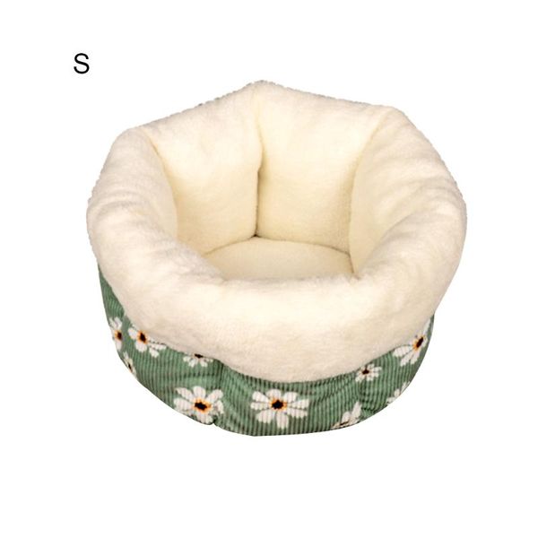 

2 sizes winter pet deep sleep bed cat round nest warm bed super soft dog basket