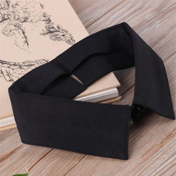 

new fake collar for shirt detachable collars solid shirt lapel blouse men women black white clothes shirt acc jllbvi, Blue;red