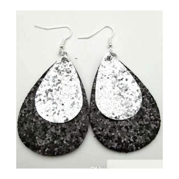 

boho style leather earrings for women dangle earrings gifts jewelry vc4wk, Silver