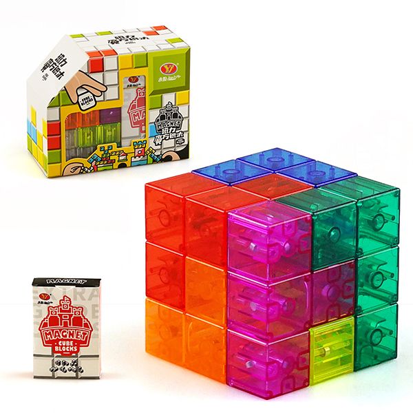 

2020 magnetic blocks cubic magnetic block three-dimensional intelligence children's educational toys birthday toys for boys and girls