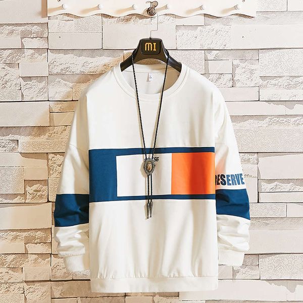 

leisure sports long sleeve t-shirt trend men's wear in autumn 2020, Gray