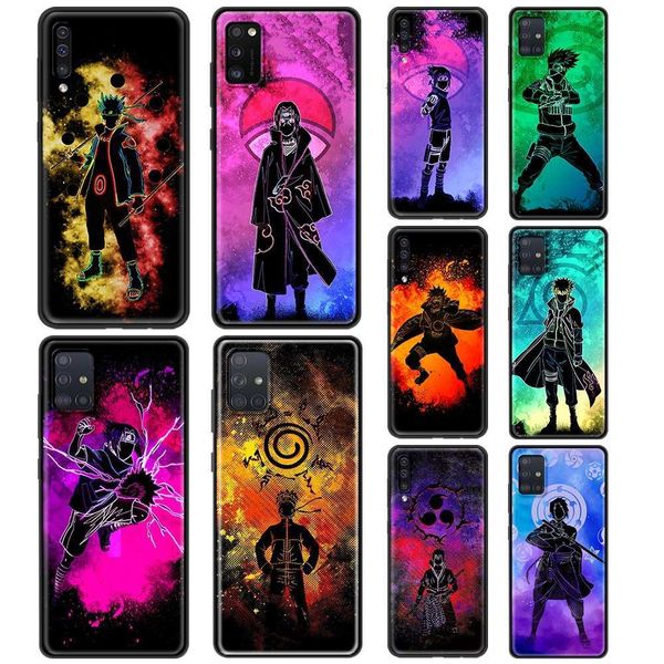 

1dwnaruto sasuke japane animation et, samsung galaxy m11 m21 m31 m51 m40, mobile phone accsori a51 a71, black shell