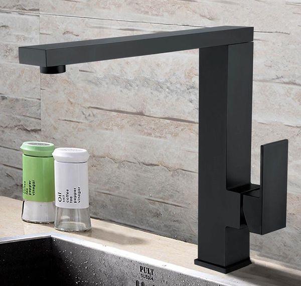 

wholesale 5 year warranty solid brass mae black kitchen swivel spout single handle sink fauc bbynby bdesports