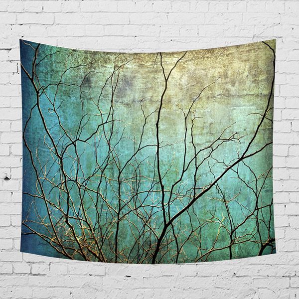 

plant forest hanging cloth live room abstract rental room decoration wall cloth dormitory bedroom bedside tapestry dhl free
