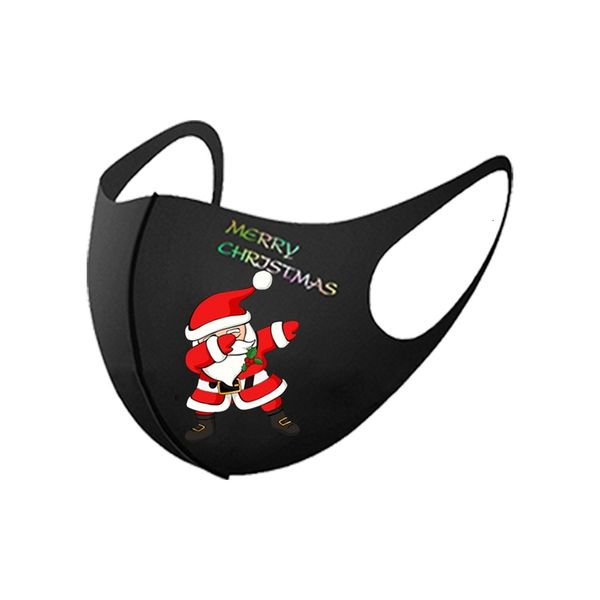 

designer santa claus snowflake print christmas face mask breathable dustproof pm2.5 kid facemaoutletban2