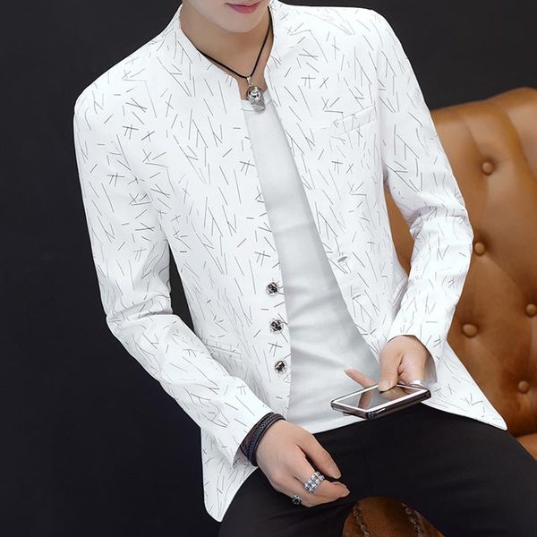 

men blazer slim fit casual wedding blazers for men wedding suit white man blazer korean hommes veste clothing ba60xf, White;black