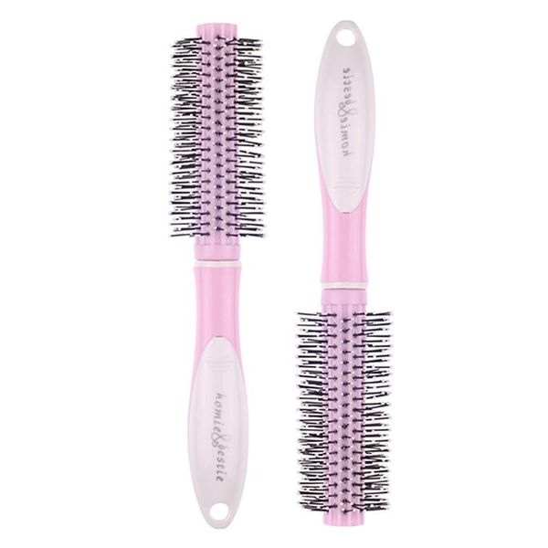 

hair brushes female care straight curly comb portable round brush anti-static stylish dress tools drop, Silver