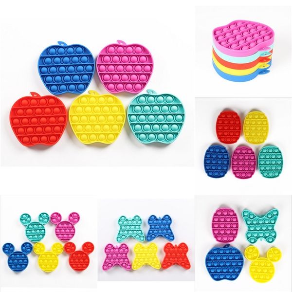 

oval shape bubble push fidget sensory toys pop it kid autism special needs stress reliever stress and increase focus soft squeeze toy g11801