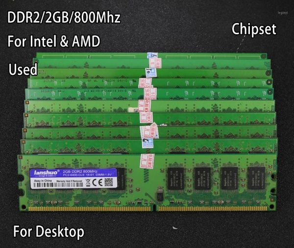 

rams original chipset used 2gb ddr2 pc2-6400 800mhz deskram pc dimm memory 240 pins 2g 4g 8001