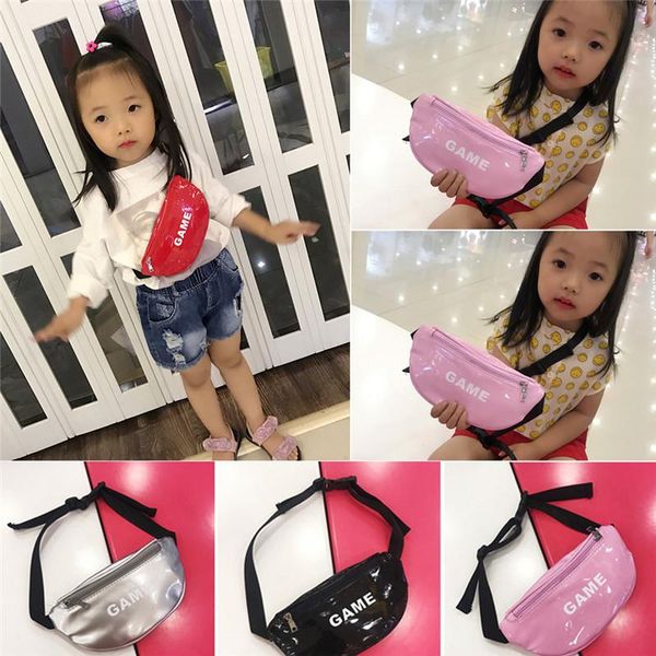 

caps & hats children waist packs kids fanny boy girl money crossbody chest belt bag, Yellow