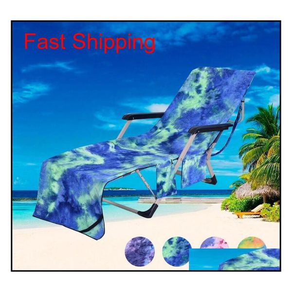 

superfine fiber chair towel 75*210cm 4 colors portable beach towel pool sun lounge ch jllnji trustbde