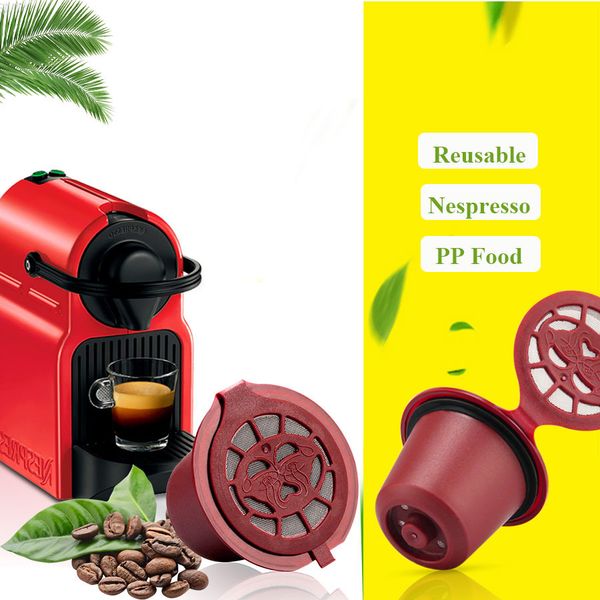 

icafilasnew refillable for nespressable coffee capsule filter reusable spoon and brush essenza mini