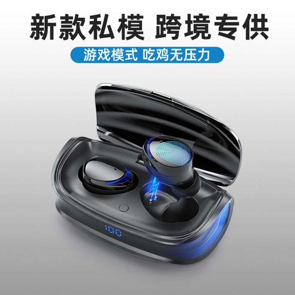 

headset max chicken new game bluetooth king t8 tws wirels 5.0 sports display