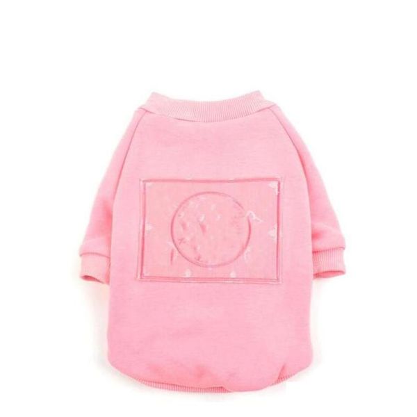 

classic embroidery pets hoodies fashion thicken designer bichon cotton shirts winter warm schnauzer jacquard costumes apparel pfcbd