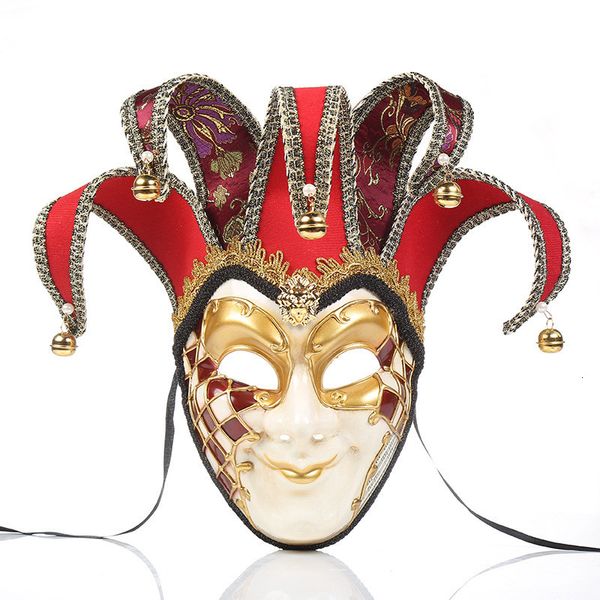 

venice halloween cosplay antique masquerade mask luxury painted masks full face party performance female masks 3 colors