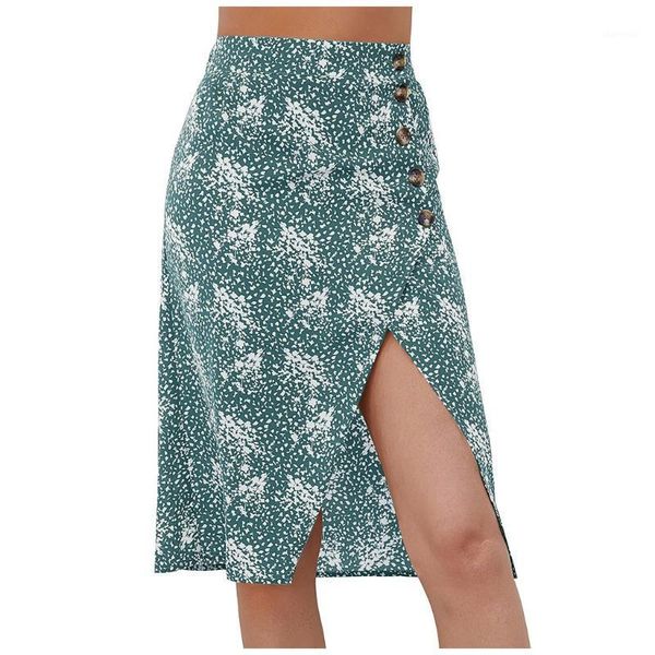 

summer ladies skirt fashion women floral skirt summer lady leisure high waist beach #yl101, Black