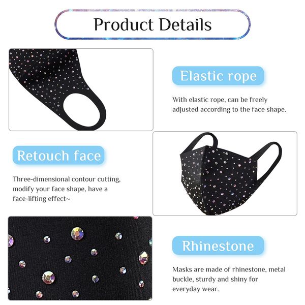 

sports washable women reusable youth outdoor fa cloth bright fa girl drill lady reusable mask cover washable wrdot hpufv pedxm