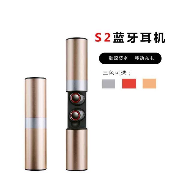 

s2 bluetooth headset t touch call black technology in ear wirels 5.0