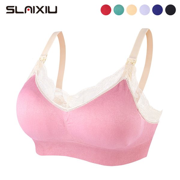 

maternity nursing bras women underwear breast feeding bra soutien gorge pregnant lace breastfeeding pregnancy breastfeeding bra lj200917, White