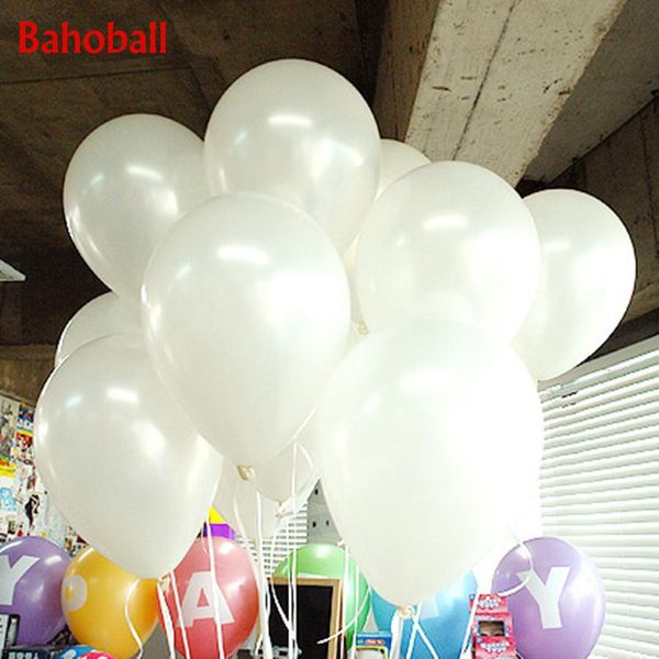 

white balloons 10pcs 10inch pearl latex balloons wedding decorations inflatable air ball children birthday party ballon supplies wmtcqm