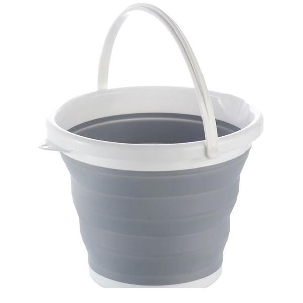 

5/10 l foldable bucket car wash bucket outdoor fishing round bathroom kitchen bucket large capacity fishing cami jlllwd