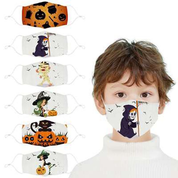 

dustproof factory washable halloween cotton kids face reusable festival masks luxury personalized printing designer mask iia566