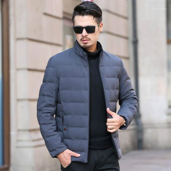 

2018 new arrival winter 80% white duck down gray jackets men,men's warm black parkas,plus-size m-4xl 880271